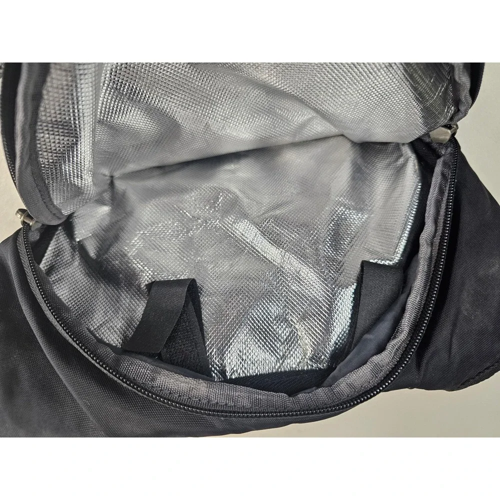 High Sierra Rumpack Gray Black Ripstop Hydration Ready Hiking Daypack Backpack